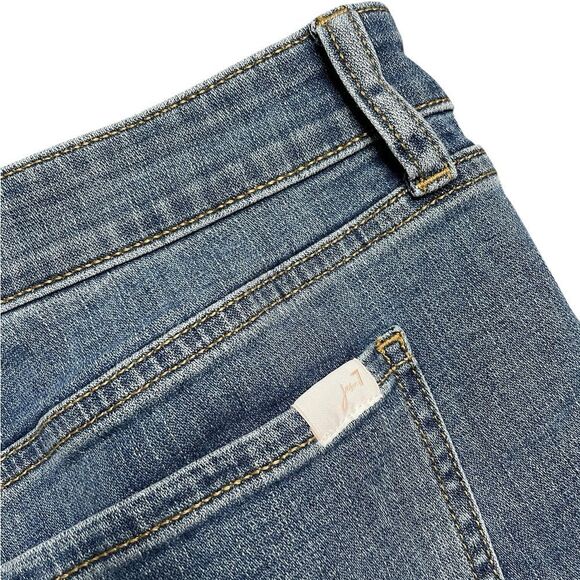 JEN 7 by 7 For All Mankind Slim Straight Leg Jeans Size 12 - Picture 6 of 9